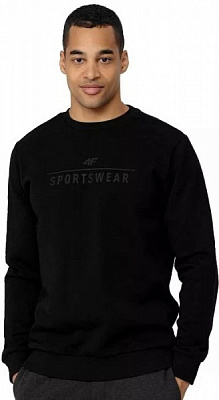Свитшот 4F H4L22-BLM350-20S р. 2XL черный