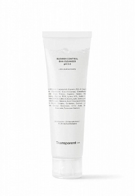 Гель для умывания TRANSPARENT-LAB Blemish control BHA cleanser 150 мл