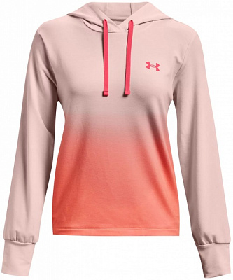 Джемпер Under Armour Rival Terry Gradient Hoodie 1370978-685 р. S/M розовый