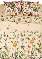 Комплект постельного белья Весна семейный разноцветный 