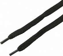 Шнурок Rolli плоский 120 см чорний 
