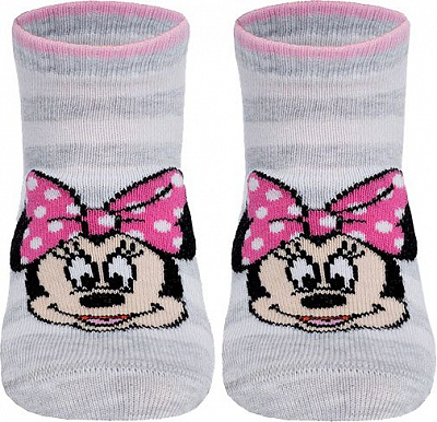 Носки детские Conte-Kids Disney Минни Маус 343 17С-127СПМ р.16 светло-серый 
