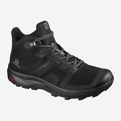 Ботинки Salomon OUTline Prism mid GTX W Bk/Quiet S L41121100 р. UK 6 черный