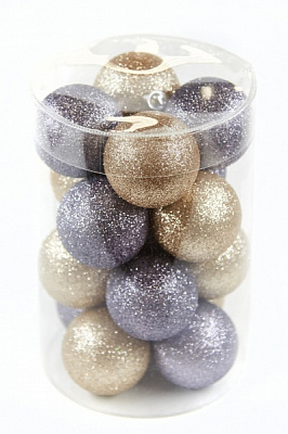 Набор елочных шаров 9514 d14,5 мм 21,5 см 16 шт./уп. 