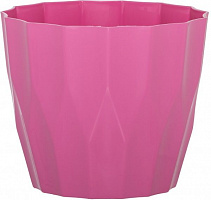 Горщик пластиковий Elsa Карат 130 круглий 0,8л рожевий 