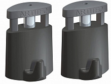 Комплект гачків для системи підвішування картин Micro Grip до 20 кг чорний Artiteq