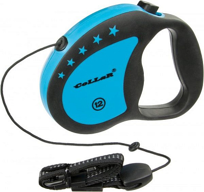 Поводок-рулетка Collar Control до 12 кг 5 м синий 81132