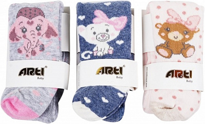 Колготки для девочек ARTI 300120р.78-85 джинс 