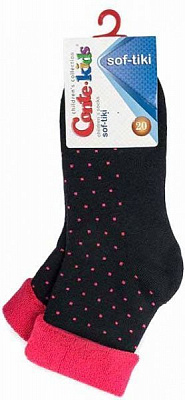 Шкарпетки Conte-Kids SOF-TIK 227 р.20 темно-синій-малиновий