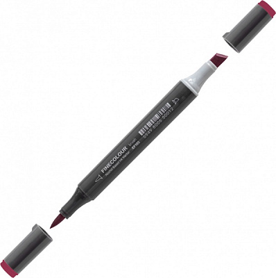 Маркер спиртовой FINECOLOUR Brush-mini EF103-142 темно-бордовый 
