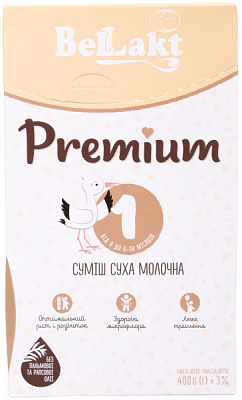 Сухая молочная смесь Беллакт Премиум 1