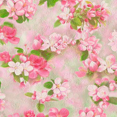 Обои из вспененного винила Славянские обои Expromt Сакура 5696-04 0,53x10,05 м 