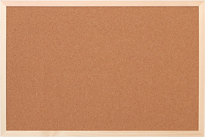 Доска пробковая Buromax 60х90 см с деревяной рамкой 