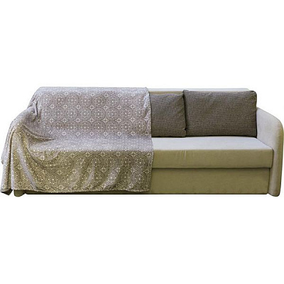 Плед La Nuit Oriental 160x200 см коричнево-білий