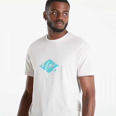 Футболка Jordan M J FLT ESS HBR SS CREW DH8970-104 р.XL блакитний