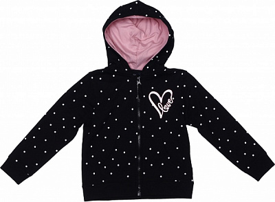 Худи для девочки Blue Seven р.98 черный 764637 X * 98 