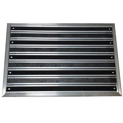 Коврик грязезащитный Ювиг Нова резина+щетка 90x60 cм