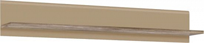 Полка P82 TIZIANO TZB01 1440x250 мм бежевый глянец 