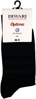 Шкарпетки Diwari OPTIMA All seasons 022 р. 25 графіт