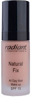 Тональная основа Radiant NATURAL FIX MATT 01 rosy 30 мл