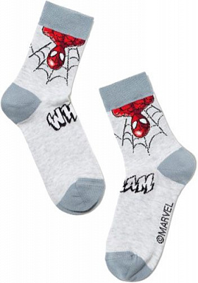 Шкарпетки дитячі Conte-Kids CK Marvel 17С-132СПМ 411 р.20 світло-сірий