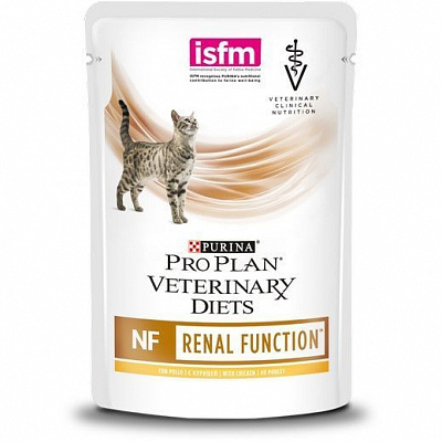 Корм Pro Plan Veterinary Diets NF для взрослых кошек при болезнях почек с курицей 85 г