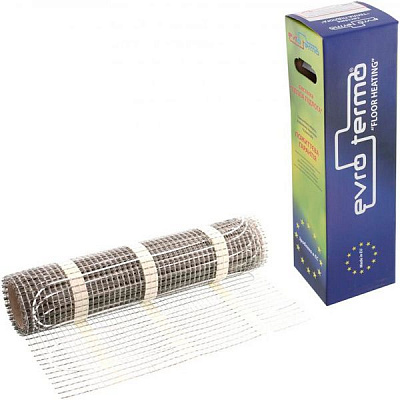 Нагрівальний мат Evro-Termo 600 Вт, 4 кв. м.