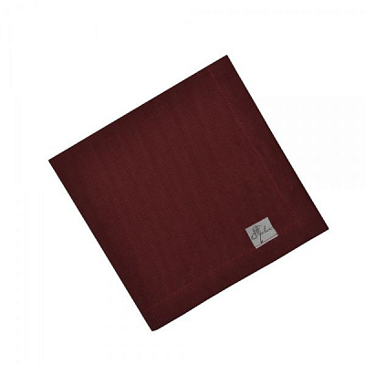 Салфетка под тарелку Глория Бургунт 40x40 см Прованс 