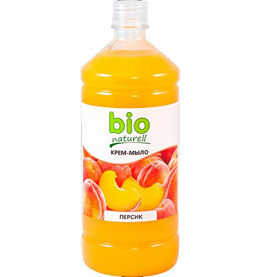 Мило рідке Bio Naturell Персик запаска 1000 мл