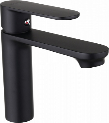 Змішувач для умивальника EGO Soft матовий чорний