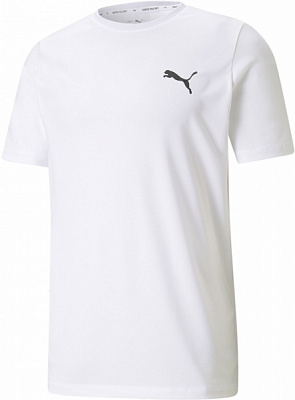 Футболка Puma ACTIVE SMALL LOGO TEE PUMA WHITE 58672502 р.M белый