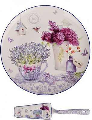 Блюдо для торта с лопаткой 