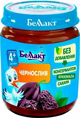 Пюре Беллакт Чернослив 100 г 