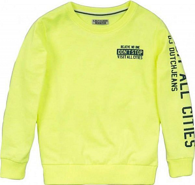 Свитер DJ Dutchjeans р.110 желтый D36177-45 