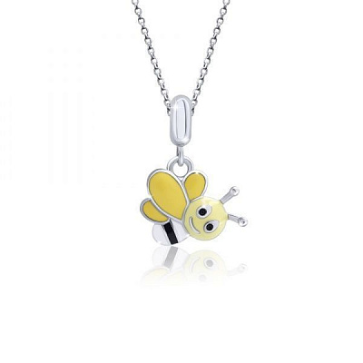 Кулон UMa&UMi Веселая пчелка желтая