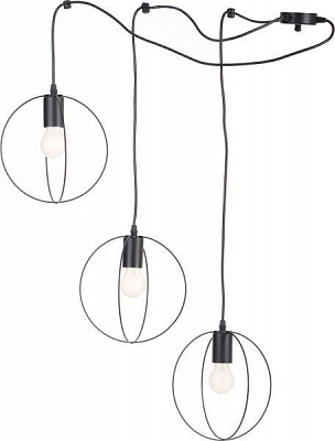 Люстра Vitaluce V4328/3PL 3x60 Вт E27 черный V4328 