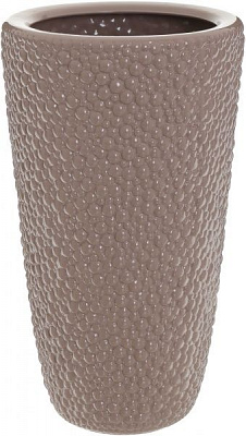 Кашпо керамическое Ориана-Запорожкерамика Цилиндр bubble круглый 17л аметист 