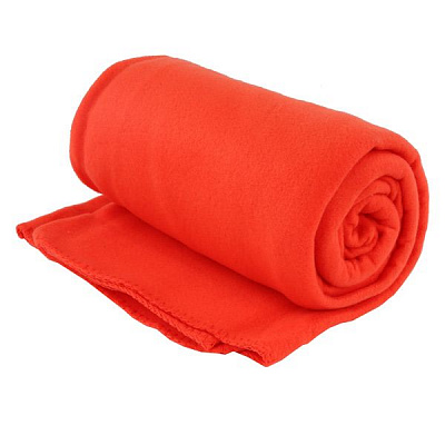 Плед флисовый Underprice коралловый 150x180 см