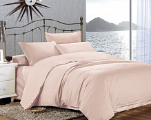 Комплект постельного белья Люкс евро розовый Home Line 