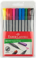 Набір лінерів Faber-Castell Grip Fine Pen 0,4 мм 10 шт. різнокольоровий 