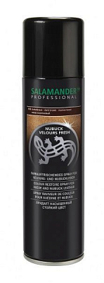 Фарба аерозольна SALAMANDER PROFESSIONAL Nubuk Velours темно-коричневий 200 мл