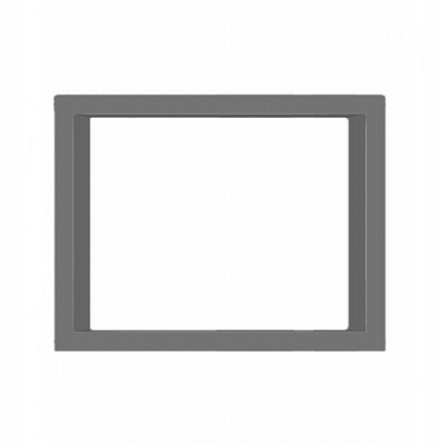 Вставка декоративная 2-на Mono Electric LARISSA серая