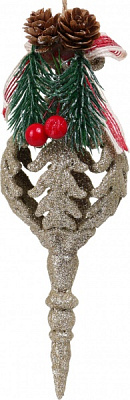 Декоративная подвеска Сорочка с декором 17x6 см HF20Y2-09 золотой