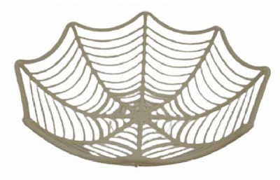 Фруктовниця Павутинка 28x7,5 см слонова кістка Plastic's Craft