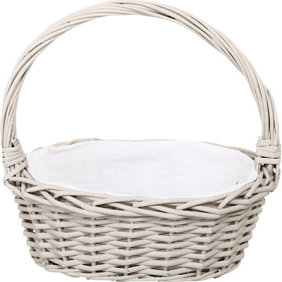 Кошик плетений з текстилем 26х20х10/26см RL24-23T/1-4
