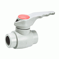 Кран шаровой UP! (Underprice) d20 для ПП труб стальной шар