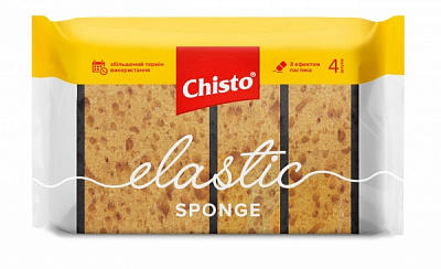 Губка Chisto Elastic sponge 4 шт.