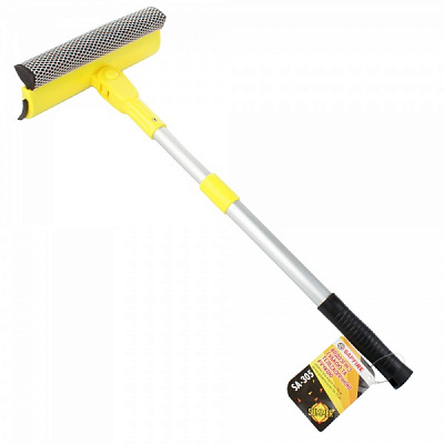 Телескопическая щетка Sapfire с водосгоном и поролоновой губкой SA-305