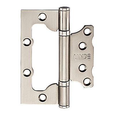 Петля Linde НВ-100E SC бабочка 100x75x3 мм сатин/хром универсальная