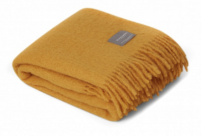 Плед 130x170 см охра Stackelbergs 